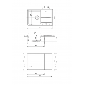 DR.Gans ОЛИВИЯ 740 черный-1
